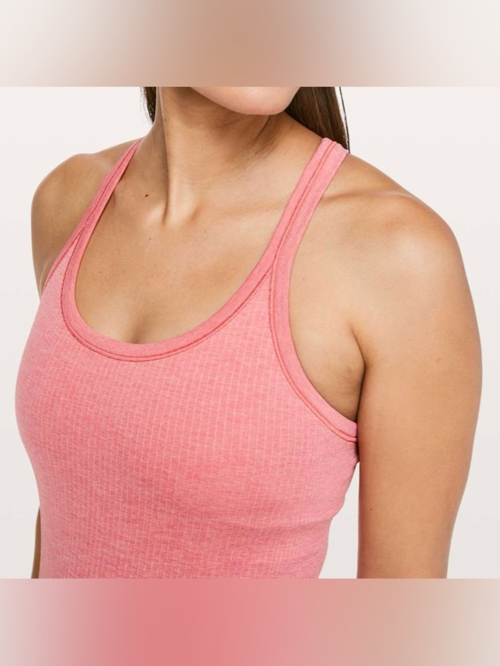 Lululemon size 6 Ebb to Street Tank Sakura Pink